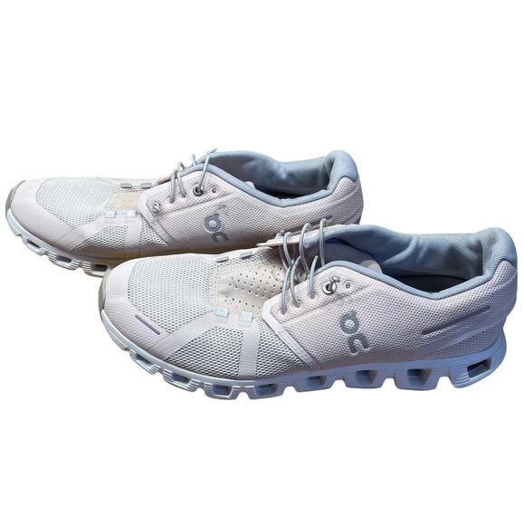 On Cloud 5 Women's Shell White 59.98153 Size 11 Good Used Condition - Picture 3 of 10